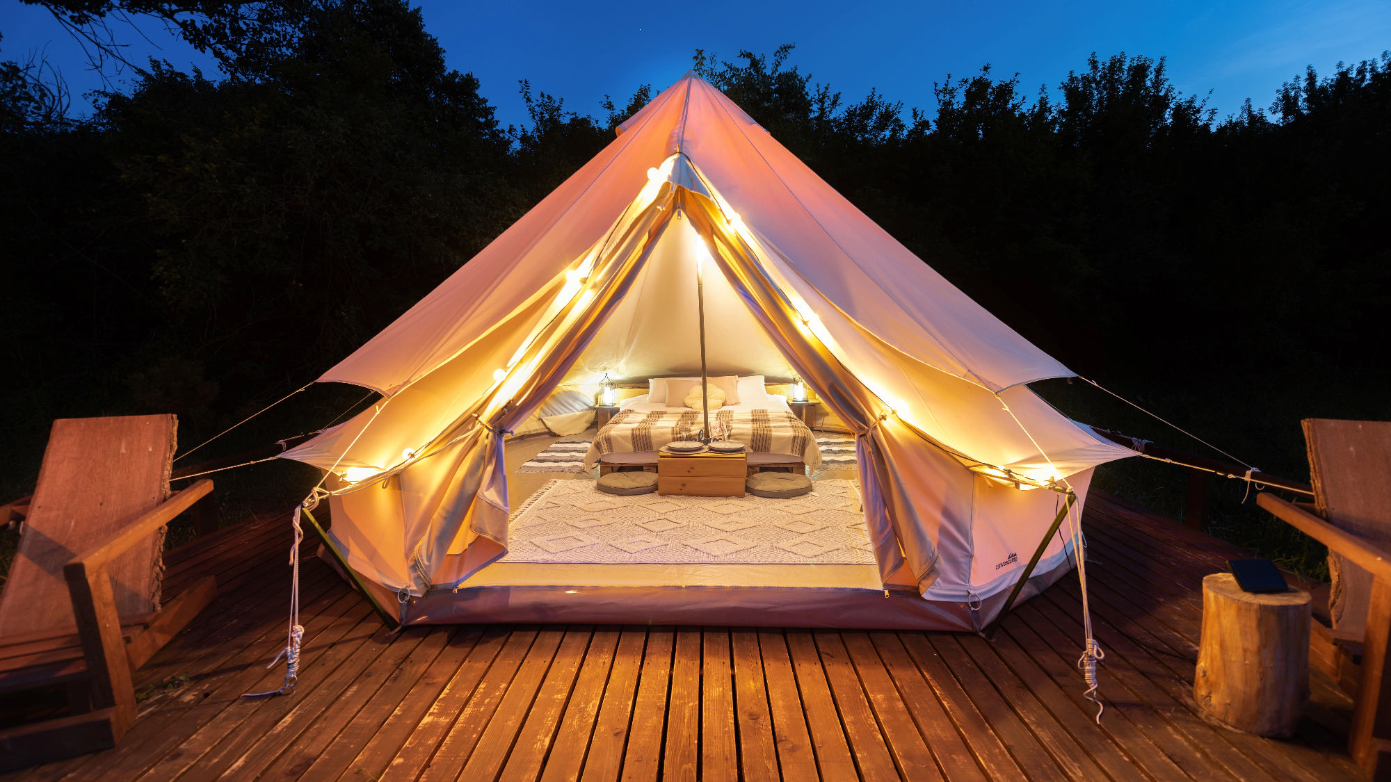 Glamping je bila čudovita izkušnja